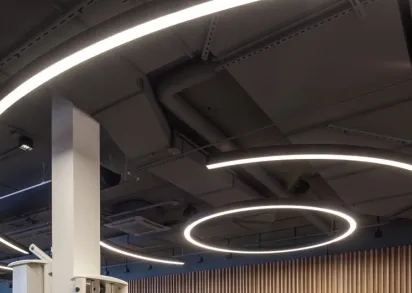 Подвесной светодиодный светильник Siled Nimbus-Half 7370835