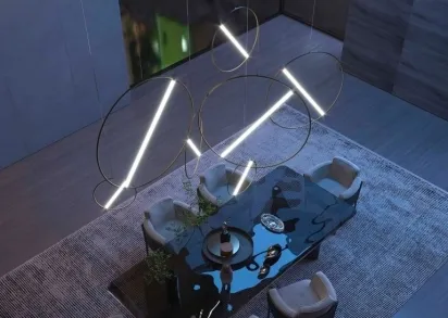 Подвесной светодиодный светильник Eurosvet Element 90282/1 бронза