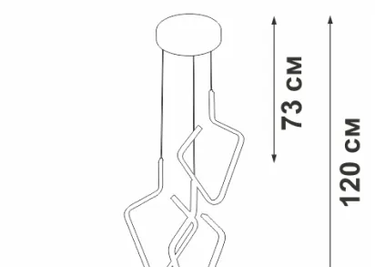 Подвесной светодиодный светильник Vitaluce V4608-0/3S
