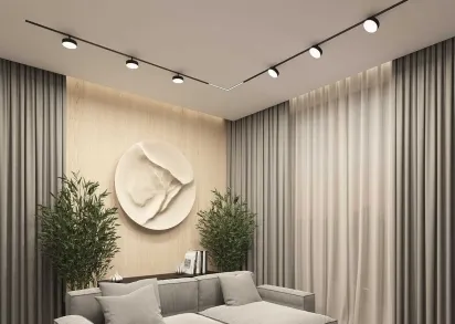 Трековый светодиодный светильник Denkirs Smart Linear DK8070-BK