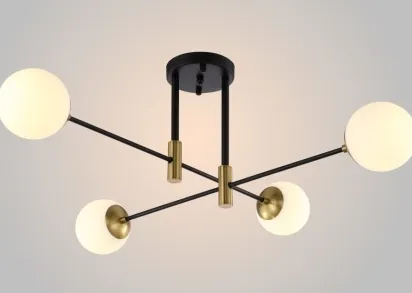 Потолочная люстра Crystal Lux Fidel PL4 Black