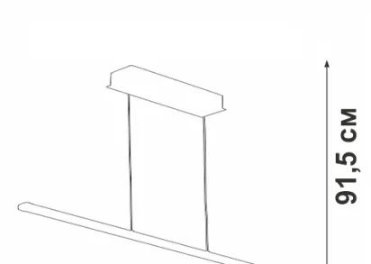 Подвесной светодиодный светильник Vitaluce V04662-03/1S