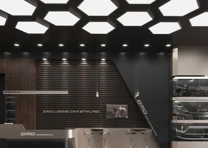 Подвесной светодиодный светильник Siled Hexago 7371032