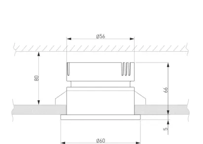 Встраиваемый светодиодный светильник Elektrostandard Nuta 25026/Led 7W 4200K WH белый a056780