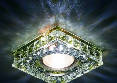 Встраиваемый светильник Ambrella light Crystal Led S251 GD