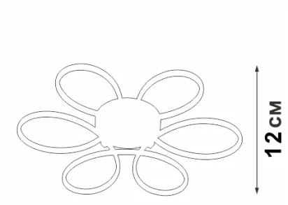 Потолочный светодиодный светильник Vitaluce V04610-13/6PL