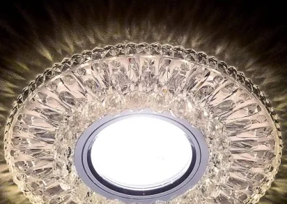 Встраиваемый светодиодный светильник Ambrella light Led S380 CL/WW