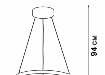 Подвесной светодиодный светильник Vitaluce V04601-13/1S