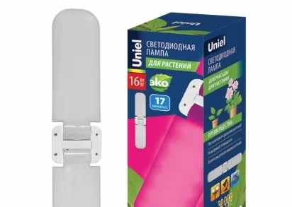 Лампа светодиодная для растений Uniel E27 16W матовая LED-P65-16W/SPSB/E27/FR/P2 PLP32WH UL-00007406