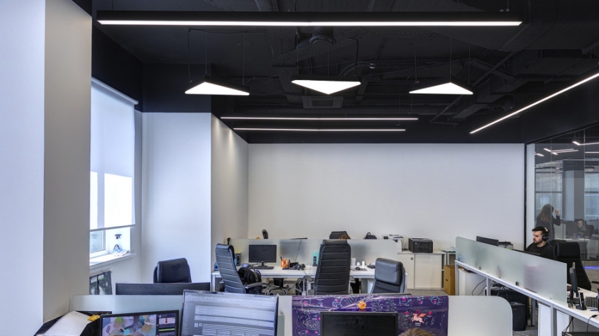 Подвесной светодиодный светильник Siled Trigon 7371269