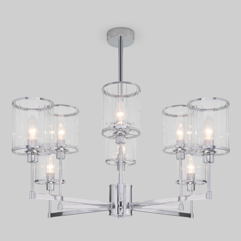 Потолочная люстра Eurosvet 60144/8 хром